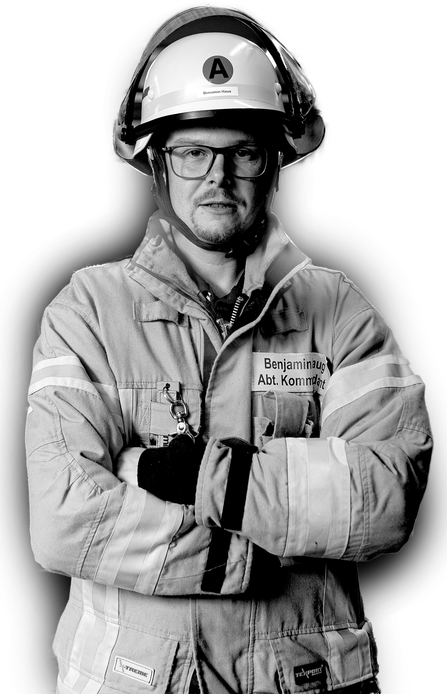 Benjamin Haug in EInsatzkleidung